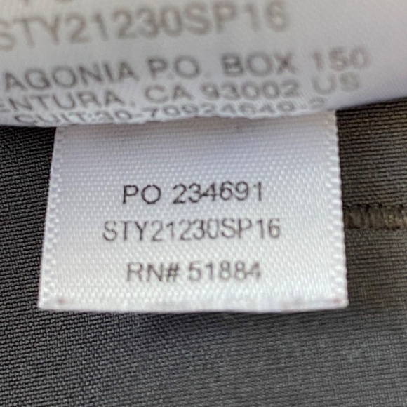 PATAGONIA Womens Hiking Shorts 10 Gray - Picture 13 of 14